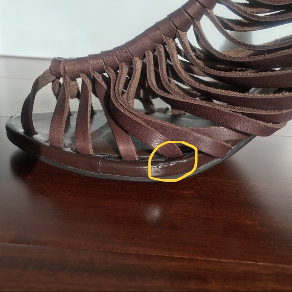 Crown Vintage Strappy Heels - Picture 7 of 8